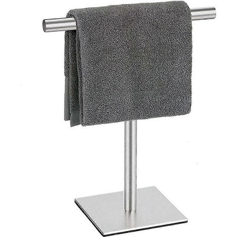 Porte-serviettes acier inoxydable pour salle de bain (1/5)