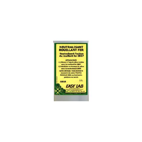 Pintura easy-lab 0858 neutralizador de óxido 8 a 12 m² por litro