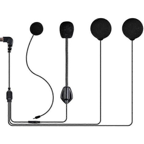 Écouteurs Fodsports avec microphone pour intercom de casque moto FX6, casque Bluetooth (1/3)