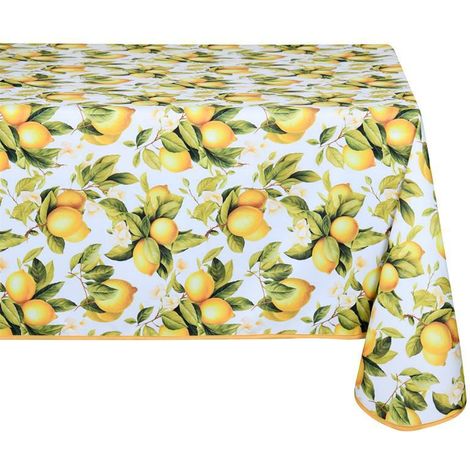 ACIDUL Gartentischdecke Zitrone 140x240