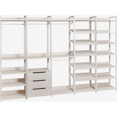 Armario modular abierto de 5 piezas en hierro Velunis SKLUM (1/5)