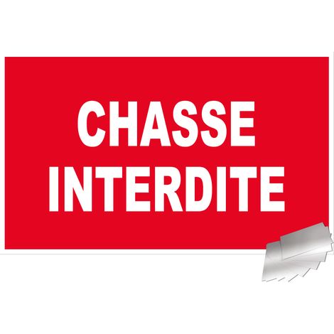 Panneau Chasse interdite - Alu 330x200mm - 4010922