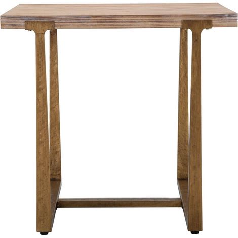 Esstisch mauro ferretti 80x80 cm braun MDF Metall