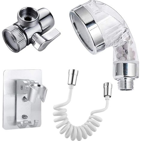 Kit de douchette élastique pour lavabo, douchette à main, douchette de salle de bain, kit de rinçage, pour le lavage des cheveux, douche pour chien, chat, bain pour bébé-Fei Yu (1/4)