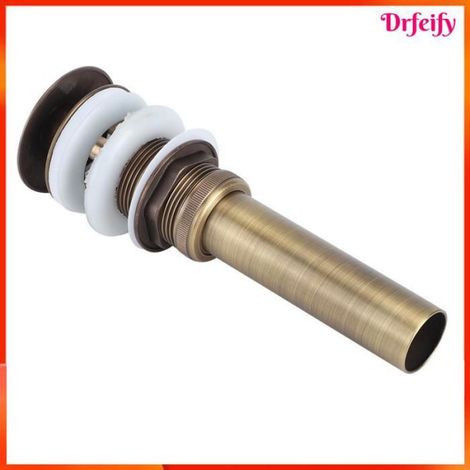 Drain de bassin - - Pop-up clic-clac - Laiton antirouille - Avec trop-plein - Ø66 mm 21,5 cm (1/5)