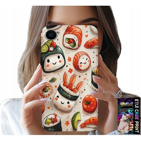 Hülle für iPhone XR – niedliche Sushi-Hülle mit lächelndem Motiv (1/5)