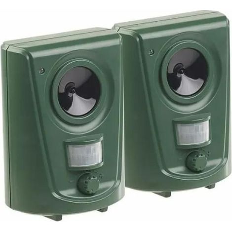 2 appareils anti-nuisibles à ultrasons et détecteur de mouvement TS-910 (1/4)