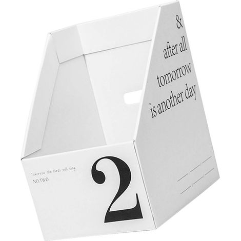 Classeur vertical à numéros pour papier, rangement de bureau fin pour livres, cahiers, magazines et enveloppes (2 unités) (1/5)