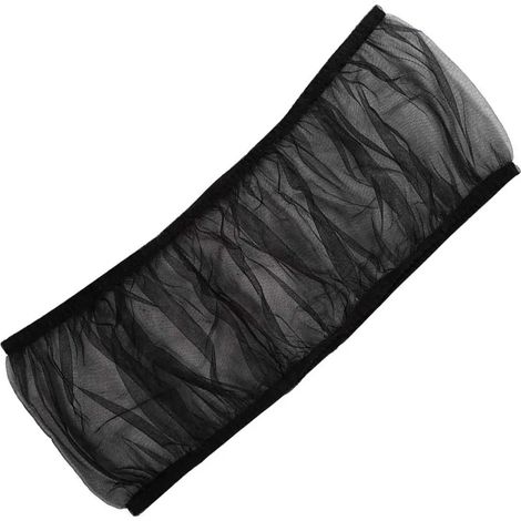 Cubierta para jaula de pájaros, recolector de semillas, malla de nylon transpirable, cubierta para jaula de pájaros, grande (negro) (1/4)