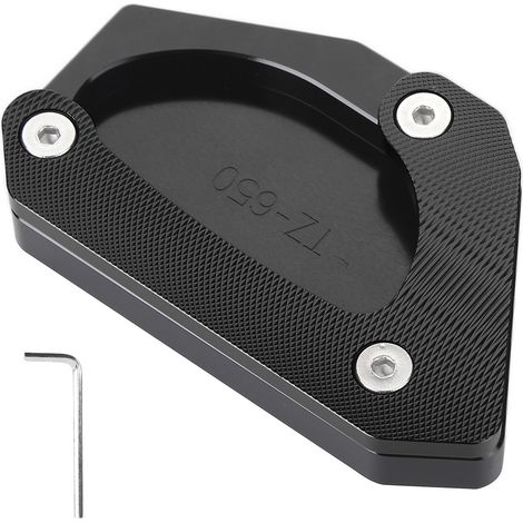Plaque d'Extension de Béquille de Moto Alliage d'Aluminium Remplacement pour Suzuki V STROM 650XT DL650 2004‑2020