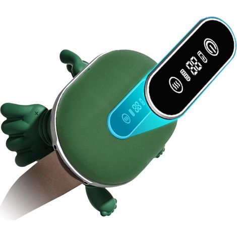Masseur de cou 4D avec écran LED, masseur de cou avec fonction chauffante, pour soulager les douleurs aux épaules et au cou, portable et rechargeable pour la maison et le bureau (1/5)