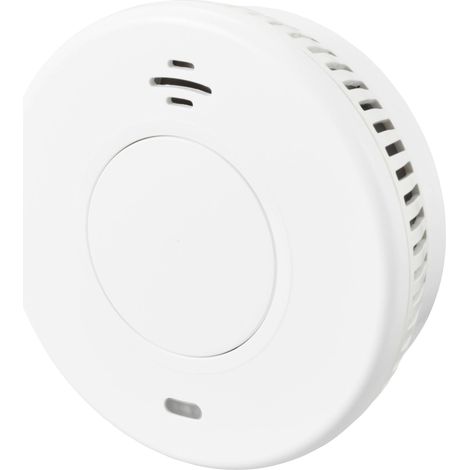 Sygonix EN14604 Détecteur de fumée sans fil autonomie 10 ans, interconnectable à pile(s) (Ø x H) 105 (1/5)