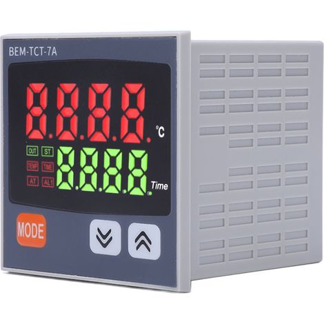BERM/BEM-TCT-7A-KR Contrôleur de température pour imprimante à transfert thermique, boîtier intégré, affichage numérique de la température et du temps, machine multifonctionnelle 100240 V (1/5)