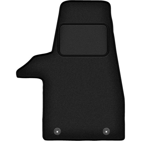 Tappetino in velluto per conducente per: furgone VW Transporter T6 2 file (2015-2019) nero