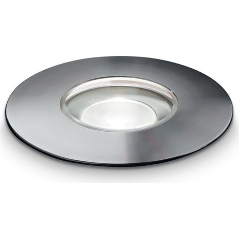 Ideal Lux Faretto ad incasso Collezione ROCKET 1 luce LED integrato IP67 acciaio alluminio