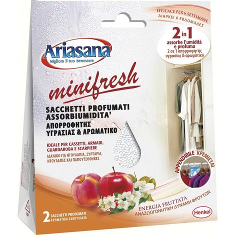 Déshumidificateur ariasana minifresh fruity energy jetable 2 sachets (1/3)