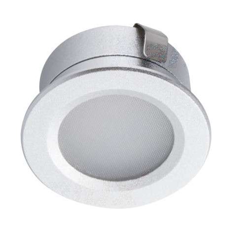 Kanlux – Spot encastré de salle de bain LED 1W IP65 12V 4000K – Aluminium gris – Flux lumineux 40 lm – Non orientable pour pièces humides