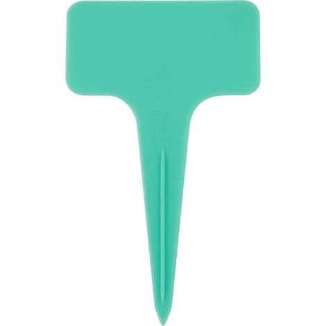 Confezione da 20 etichette per piante tipo T – verdi – plastica antiruggine – giardinaggio, prato, casa