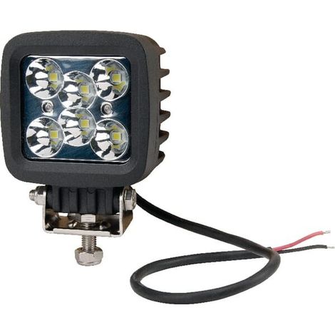 Luz de trabajo LED'42 W 3780 lm cuadrada 10 / 30 V 100 x haz concentrado 6 LED'UNIVERSAL 42W LA10027 (1/5)