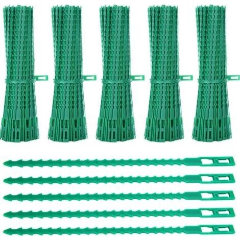 Lot de 600 Attaches de Plantes, 23CM Attaches de Jardin Réglable Liens de Serrage en Plastique pour Jardin Flexible, Attache Tomates de Câble de Jardin pour Aider à Soutenir Les Plantes (1/5)