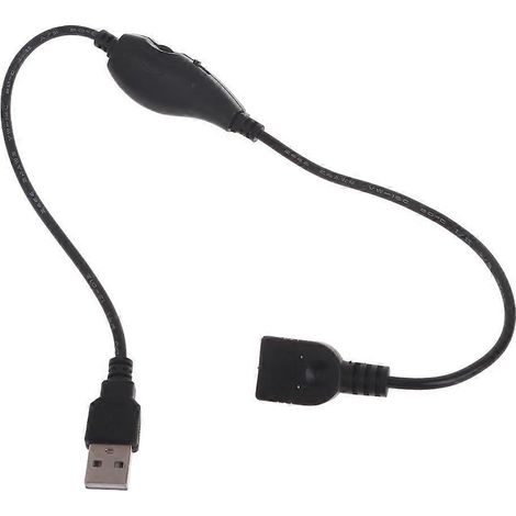 USB-Kabel mit Schalter, 1er-Pack USB-Verlängerungskabel (Stecker auf Buchse) mit integriertem Schalter (1/5)
