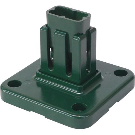 Base aluminio para poste Hércules® - 125x125 mm
