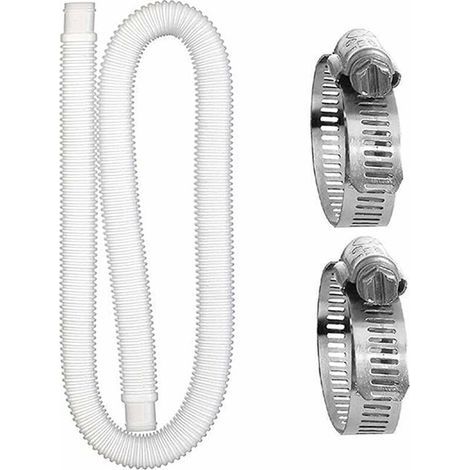 Ersatz-Poolschlauch, Poolschläuche mit 2 Metallverbindern, für Aufstellpools, Ersatz-Poolfilterpumpenschlauch von DEBUNS (1/5)