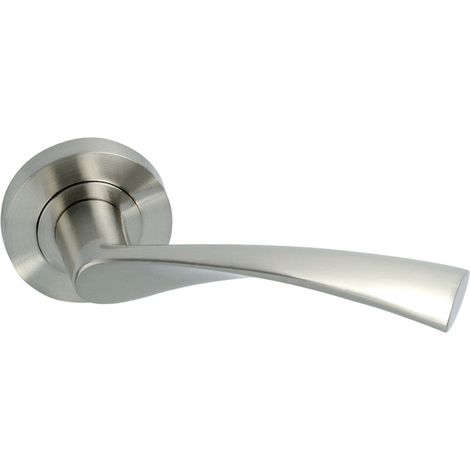 Manilla Ola '130' Aluminio Níquel Satinado Roseta 52mm
