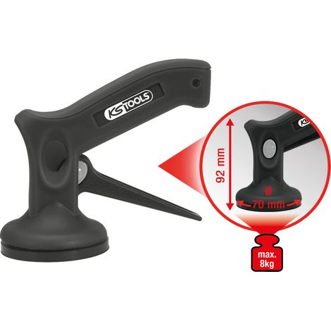 KS Tools Einhand-Mini-Saugheber, 8kg, Ø 70 mm (1/5)