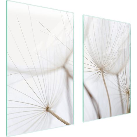 PLAQUE DE PROTECTION EN VERRE POUR POÊLE 75x52 FLEUR (1/5)