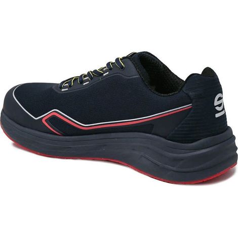 Sparco scarpe antinfortunistiche Milton, S1PS ESD SR FO HRO, stile running, puntale composito, suola antistatica, Oracle Red Bull Racing, taglia 38