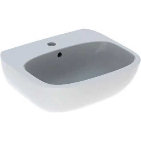 GEBERIT - FANTASIA LAVAMANI 50 CM. MONOFORO IN VETROCHINA BIANCO 500.893.00.1 (1/4)