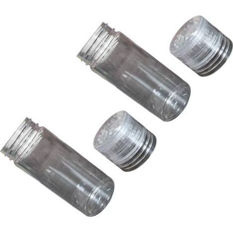 Broyeurs à épices manuels en PET,-Bouteille droite transparente