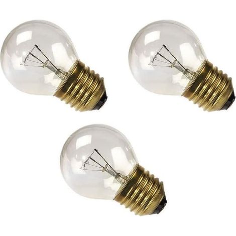 EuroStore07® LAMPADINA FORNO 300 ° INCANDESCENZA - E 27 - 40 W - 3 PZ - TF 72 (1/3)