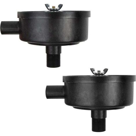 Filtre Silencieux Compresseur D'air Accessoires, à air Comprimé 1/2" 20mm Male Filetage Plastiques Coque Air Compresseur Silencieux Filtres pour Les Chaudières à Compresseur D'air 2 Pièces