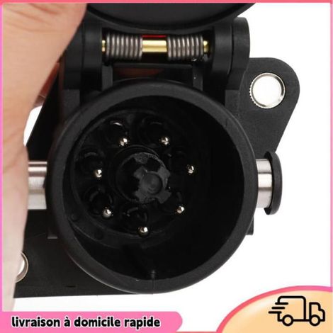 Aucune Connecteur de remorque 24 V Connecteur de Remorque 24V, Adaptateur de Câblage de Connexion Fiable à 7 voilier revetement (1/5)