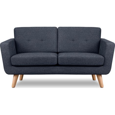 KONSIMO Klassische Sofa mit Armlehnen "TAGIO II" Stoff, Scandinavian, 153x80x84cm (1/5)