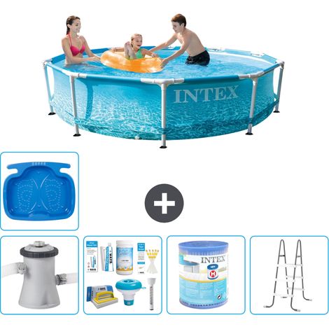 Intex Piscine Tubulaire Ronde - 305x76 cm - 6-pièces S41363 (1/3)