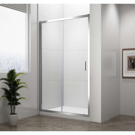 Polysan Easy Line - Puerta de ducha 130 cm, aluminio pulido/cristal transparente EL1315 (1/5)