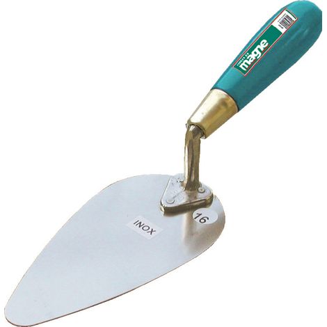 Truelle couvreur inox 16cm pour travaux toiture – Durabilité élevée pour chantiers humides – Manipulation précise et aisée – Forges De Magne