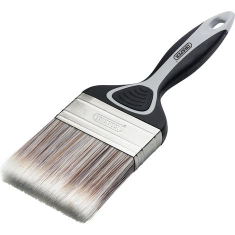 Draper 20580 Flat Paint Brush with Soft Grip, 80mm