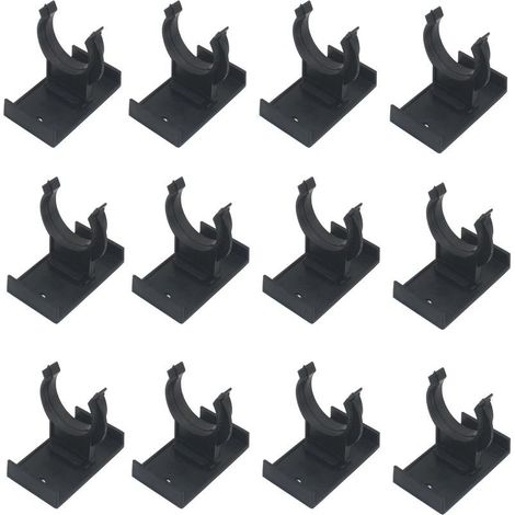 Ensemble de 12 clips de plinthe – clips de plinthe en plastique, clips de nivellement réglables pour meubles, clips de plinthe de cuisine