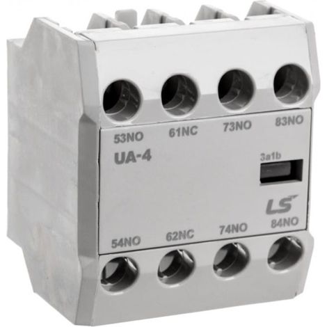 Contatti ausiliari frontali per contattori serie MC 3A1B 3NO+1NC UA-4