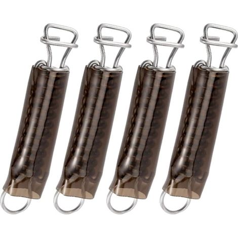 Lot de 4 couvertures de piscine en acier inoxydable avec housses de protection, accessoires d'équipement de piscine robustes pour piscines creusées et extérieures, résistant aux intempéries (1/5)