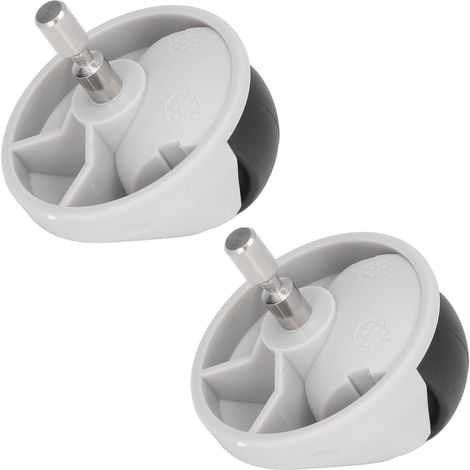 Set de 2 roulettes pivotantes avant pour Xiaomi 1S/S50/T4/T7, roues de remplacement pour aspirateur (1/5)