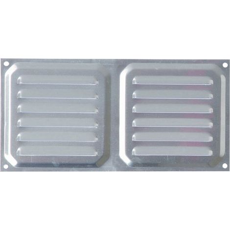 Brinox B70230A - Griglia di ventilazione in alluminio, 10 x 20 cm