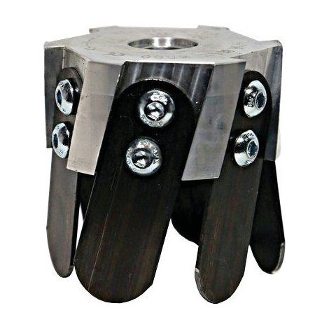 TESTINA X DECESPUGLIATORE ZAPPETTA SUPER 6  ACCIAIO LAME 6 UNIVERSALE