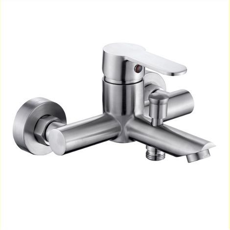 Stainless Steel Mixer Tap Bathtub Faucet Bath Faucet