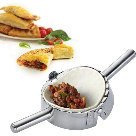 Lot de 1 Moules a Chaussons Acier Inoxydable Machine à Pâtes Moule et Pâte Pression Boulette Maker Pie Ravioli Moule à Pâtisserie Ustensiles de Cuisine (1/5)