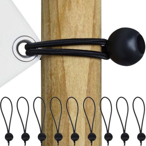 Lot de 10 attaches élastiques pour bâche (1/5)
